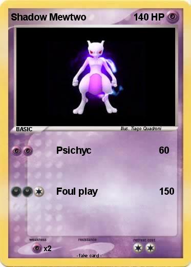Pokemon Shadow Mewtwo