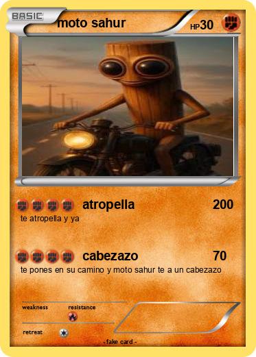 Pokemon moto sahur