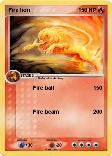 Pokemon Fire lion