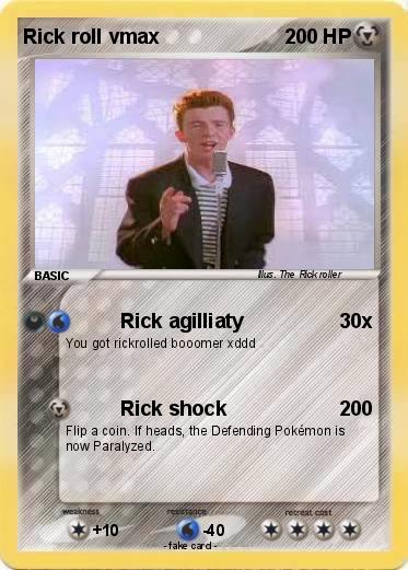 Pokemon Rick roll vmax