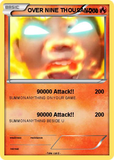 Pokemon OVER NINE THOUSAND!!!