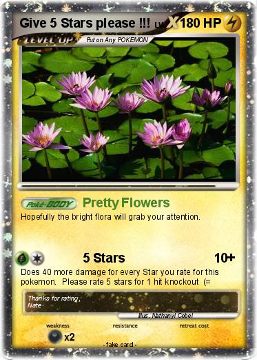Pokemon Give 5 Stars please !!!