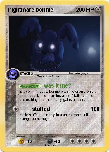 Pokemon nightmare bonnie