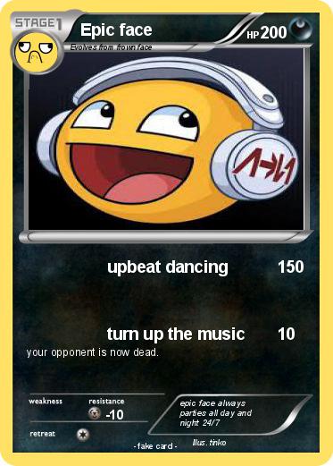Pokemon Epic face