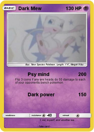Pokemon Dark Mew