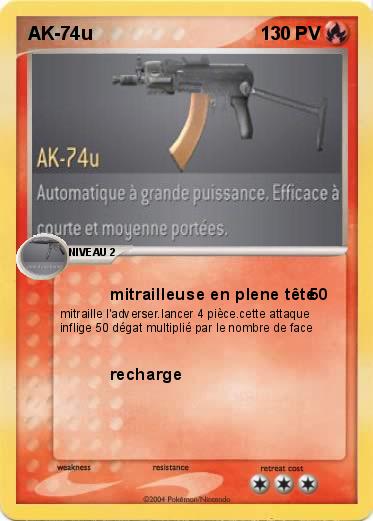 Pokemon AK-74u