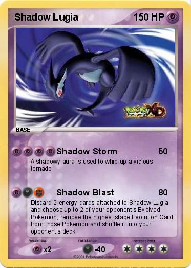 Pokemon Shadow Lugia