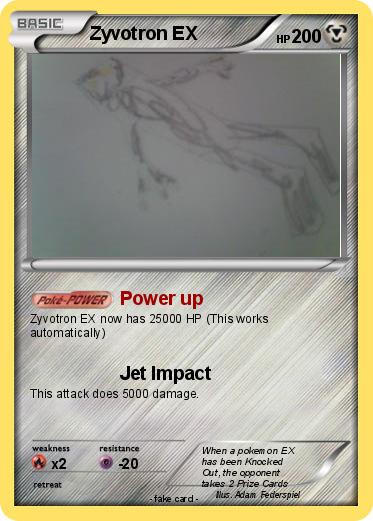 Pokemon Zyvotron EX