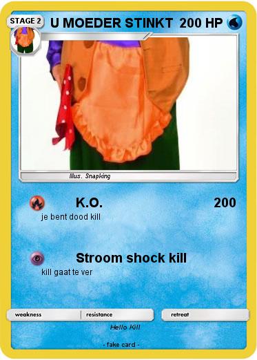 Pokemon U MOEDER STINKT