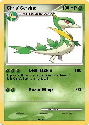 Pokemon Chris' Servine