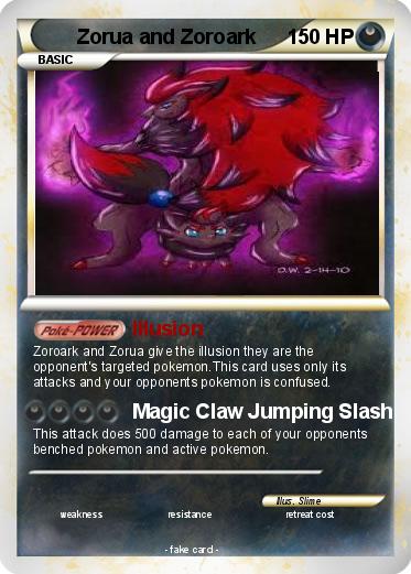 Pokemon Zorua and Zoroark