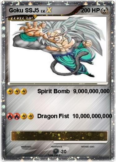 Pokemon Goku SSJ5