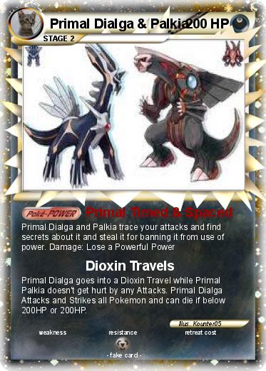 Pokemon Primal Dialga & Palkia
