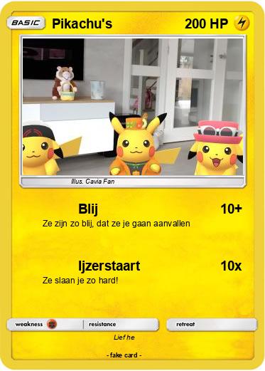 Pokemon Pikachu's