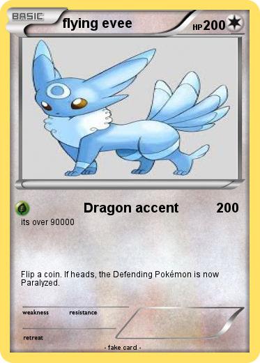 Pokemon flying evee