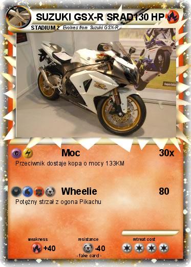 Pokemon SUZUKI GSX-R SRAD