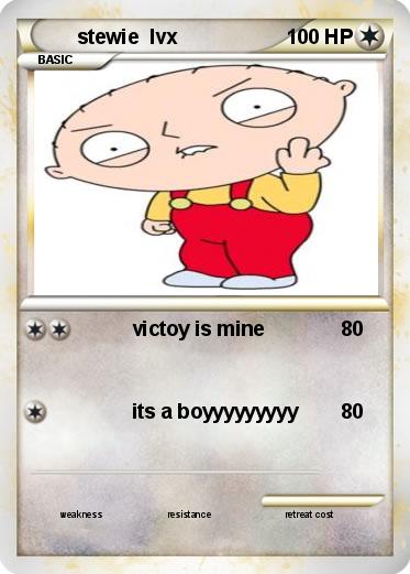 Pokemon stewie  lvx