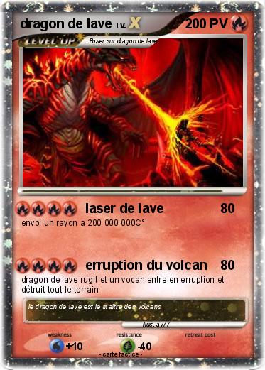 Pokemon dragon de lave