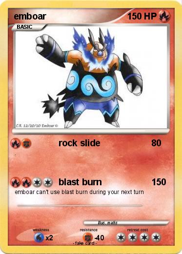 Pokemon emboar