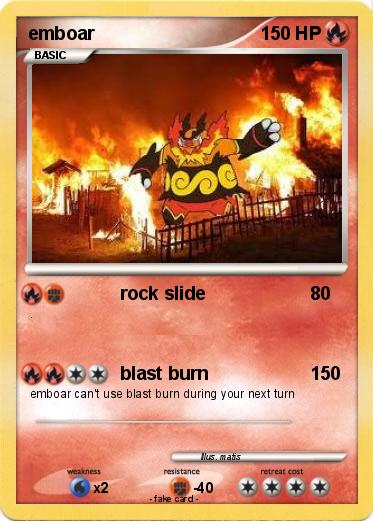 Pokemon emboar