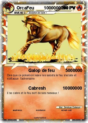Pokemon OrcaFeu        1000000000 PV