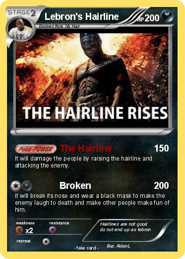 Pokemon Lebron's Hairline