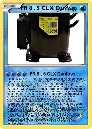 Pokemon FR 8 . 5 CLX Danfoss
