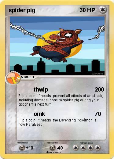 Pokemon spider pig