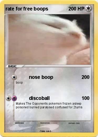 Pokemon rate for free boops