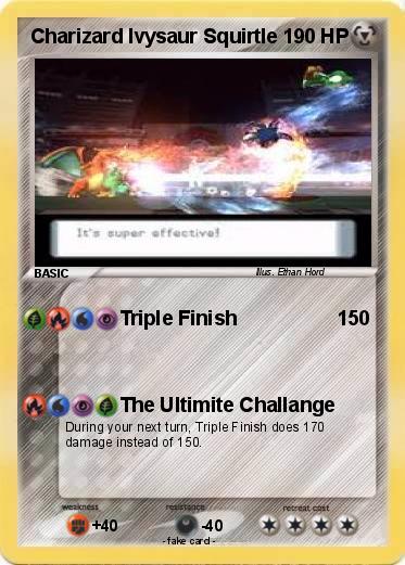 Pokemon Charizard Ivysaur Squirtle