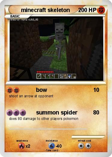 Pokemon minecraft skeleton