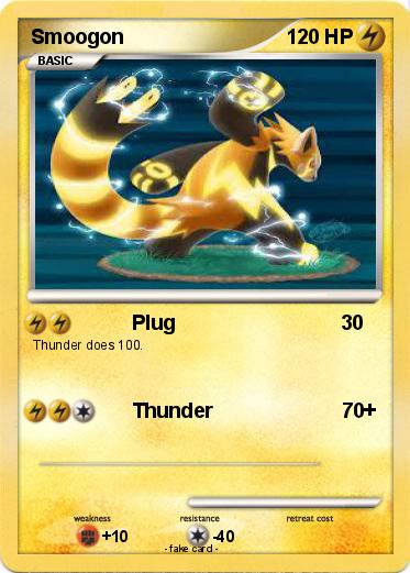 Pokémon Smoogon - Plug - My Pokemon Card