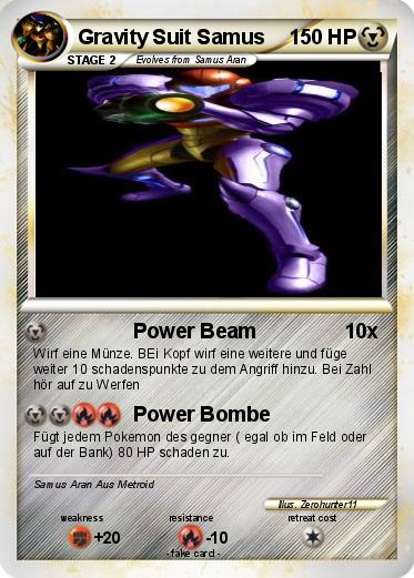 Pokemon Gravity Suit Samus