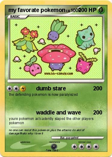 Pokemon my favorate pokemon