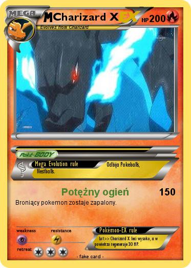 Pokemon Charizard X