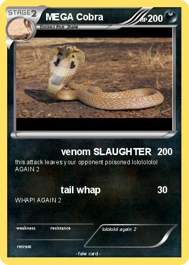 Pokemon MEGA Cobra