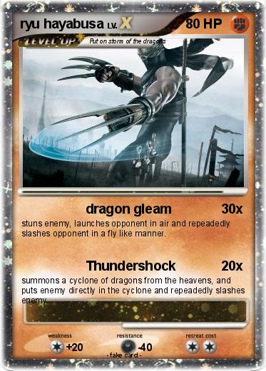 Pokemon ryu hayabusa