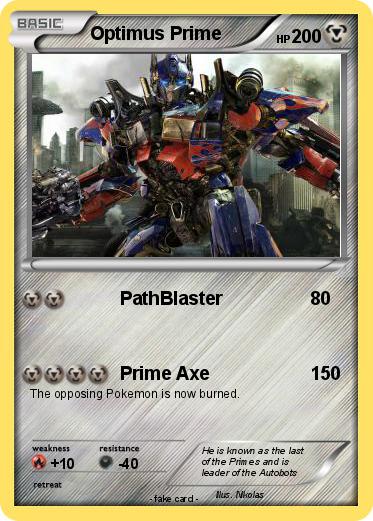 Pokemon Optimus Prime