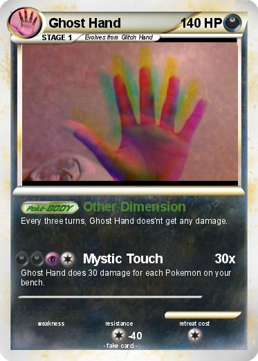 Pokemon Ghost Hand