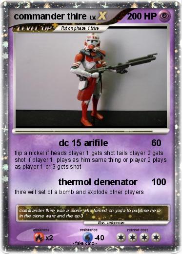 Pokemon commander thire