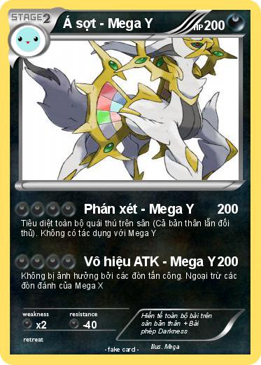 Pokemon Á sợt - Mega Y