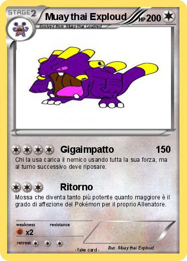 Pokemon Muay thai Exploud
