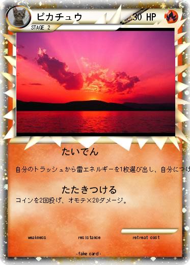 Pokemon ピカチュウ