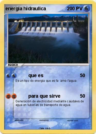 Pokemon energia hidraulica