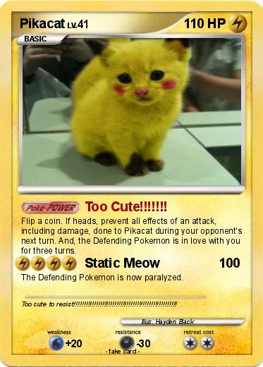 Pokemon Pikacat