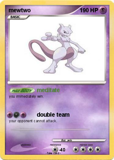 Pokemon mewtwo