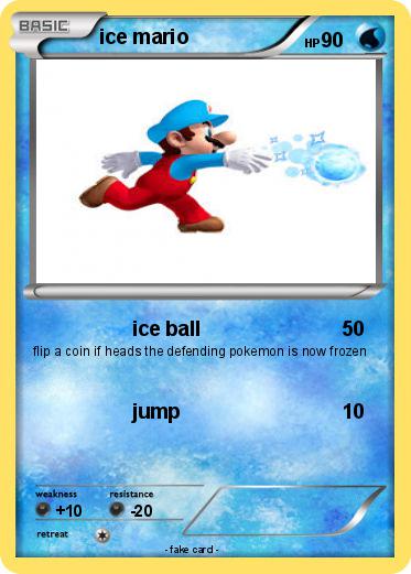 Pokemon ice mario
