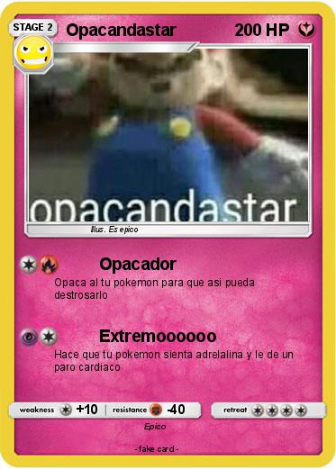 Pokemon Opacandastar