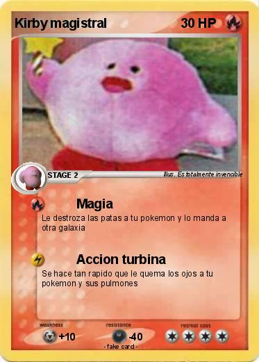 Pokemon Kirby magistral