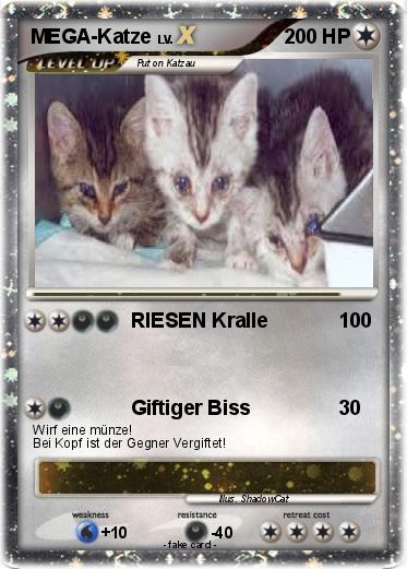 Pokemon MEGA-Katze